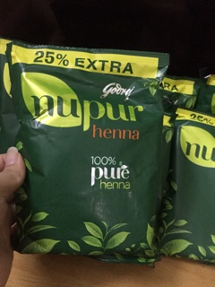 Bột henna - bột henna phủ bạc nupur
