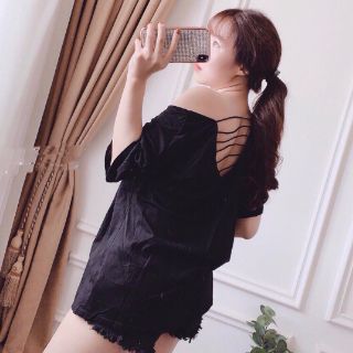 Áo thun đan dây Basic đơn giản cực xinh