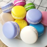 Z►Squishy ◄ Combo 3 Squishy Bánh Macaron  - 3 màu khác nhau - Tặng móc khóa Squishy gấu trúct