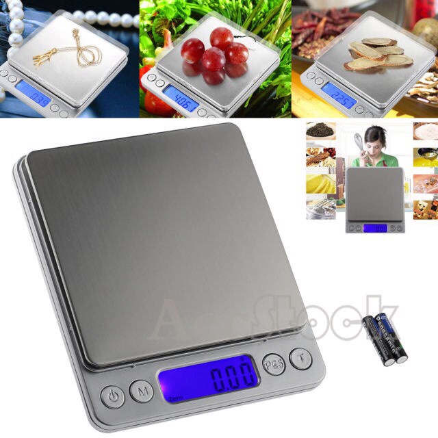 (GIÁ SỐC) (TẶNG KÈM PIN) CÂN TIỂU LY ĐIỆN TỬ 1 KG - MỎNG GỌN NHẸ (SIÊU RẺ)
