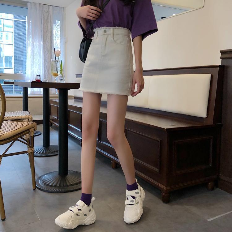 Chân Váy Denim Lưng Cao Phong Cách Hàn Quốc 2020 | BigBuy360 - bigbuy360.vn