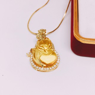 Dây chuyền vàng nữ + mặt phong thủy ( Hồ ly vàng)