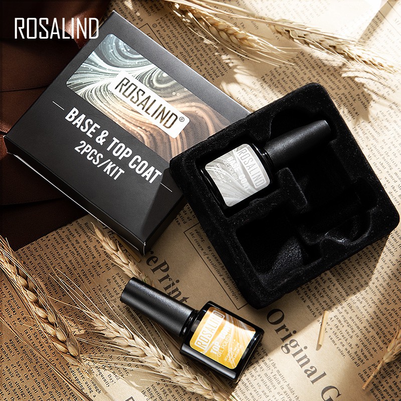 Set sơn móng tay Rosalind Lớp phủ cơ bản và lớp phủ trên cùng
