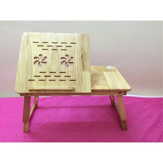 bàn laptop thông minh gỗ cao su Titi