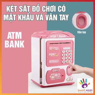 [GIÁ ƯU ĐÃI] Két sắt vân tay điện tử mini tiết kiệm tiền - Siêu dễ thương - Quà tặng cho bé