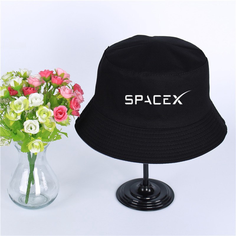 Nón Bucket Hoạ Tiết Chữ Spacex Cho Nam Và Nữ