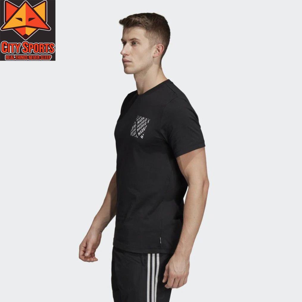 (Deal xịn sò) Áo Adidas Real Madrid Street - Hàng cao cấp - Tặng Tất Adidas chính hãng - Cam kết chính hãng