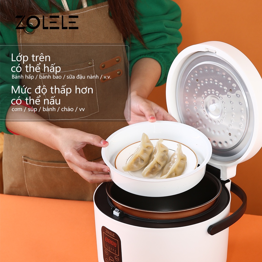 Nồi cơm điện thông minh đa chức năng ZOLELE ZB003 3L 501W  - Chính hãng