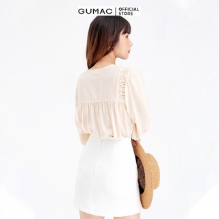 Áo sơ mi nữ chạy smockin GUMAC AB660