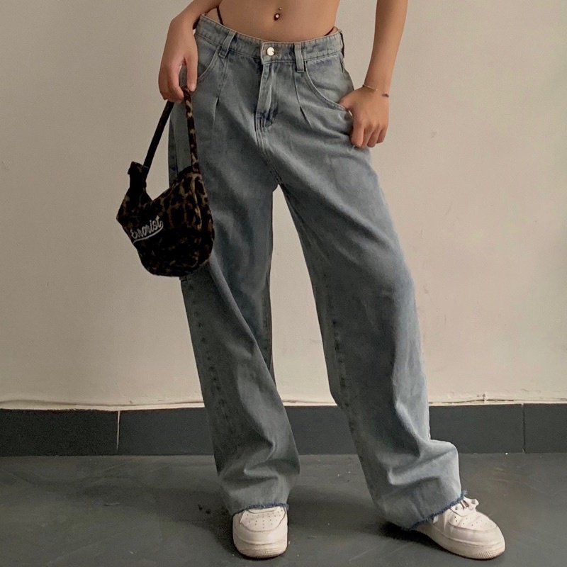 Quần ERRORIST jeans vintage xanh