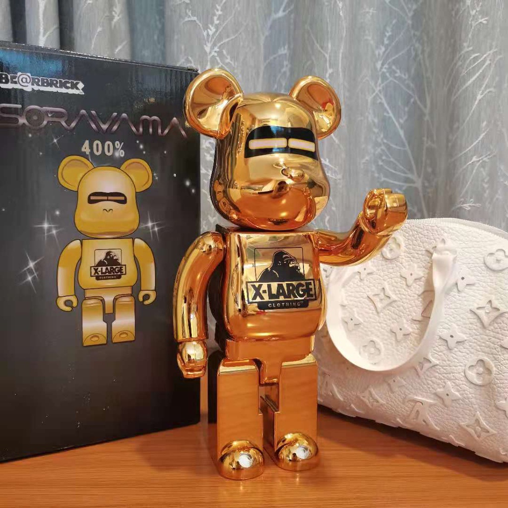 Con gấu hung bạo   Con gấu khối xây dựng  Chuỗi mạ điện  Bầu trời đầy sao Chiaki  Đồ trang trí thủ công mỹ nghệ  Bearbrick400
