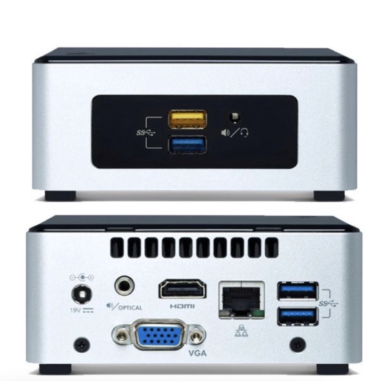 Máy tính để bàn mini Intel NUC5CPYH ram 4Gb ssd 128gb