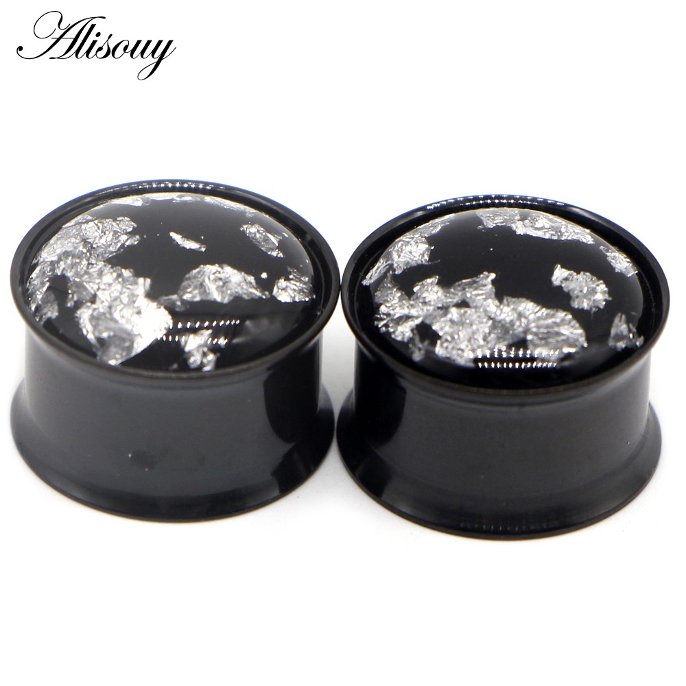 Alisouy Set 2 Khuyên Nong Tai Bằng Thép Thời Trang Cá Tính