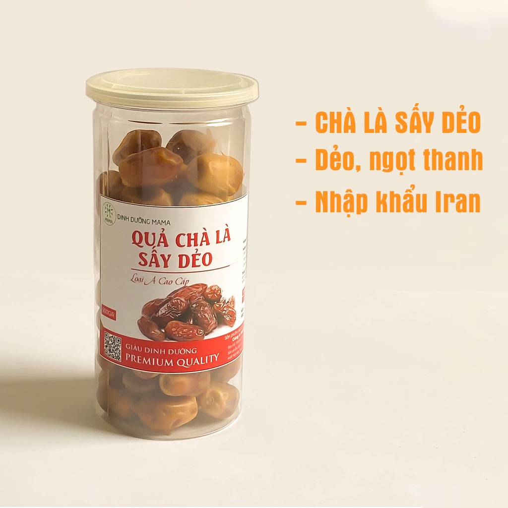 Chà Là Sấy Dẻo Mama 500G Nhập Khẩu Chà Là Dai Ngọt Thơm Đồ Ăn Vặt Mẹ Bầu Ăn Kiêng Giảm Cân Babyrice 120