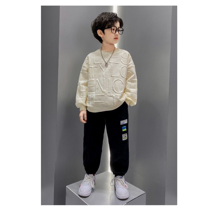 Áo thun tay dài họa tiết dễ thương thời trang cho bé nam