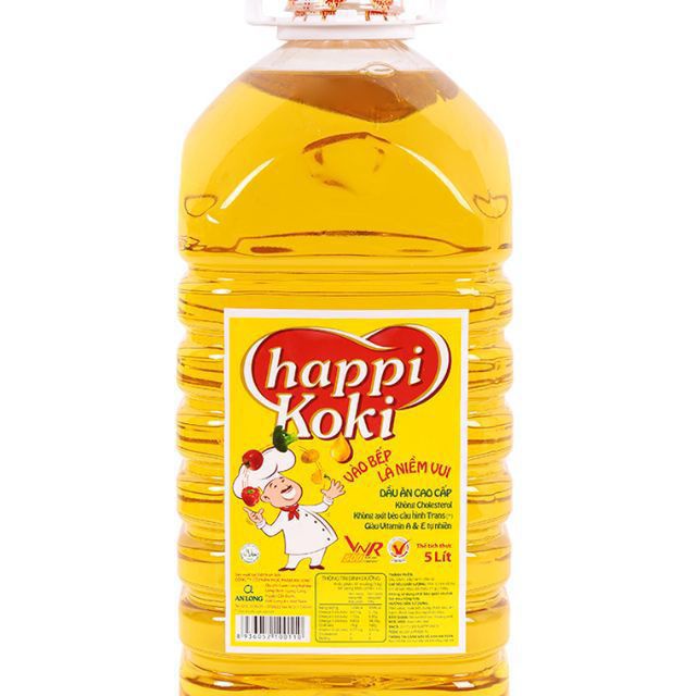 Dầu Ăn 5 Lít Happy Koki