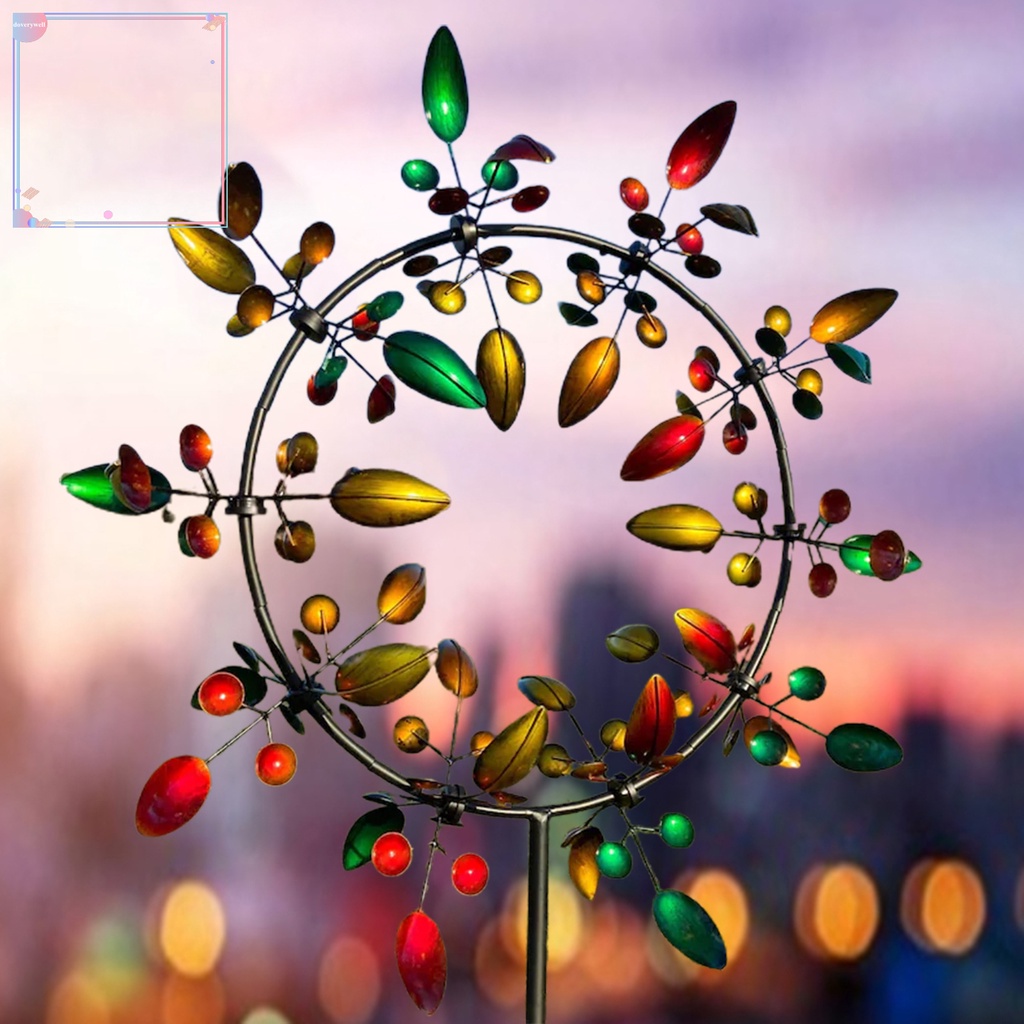 Chong Chóng Xoay Nhiều Màu Sắc Trang Trí Sân Vườn