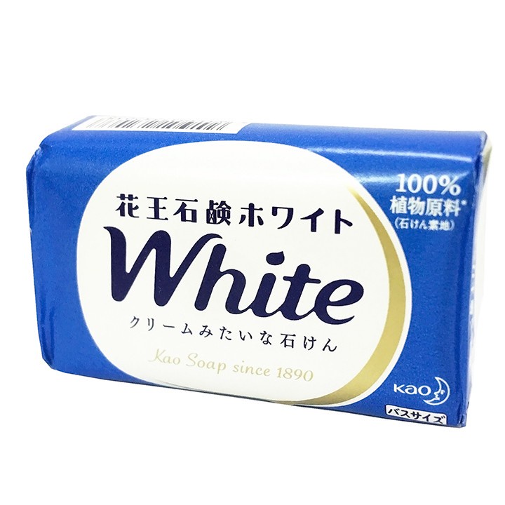 Xà phòng tắm KAO White 130g Nhật Bản, giữ ẩm hương thơm dịu nhẹ