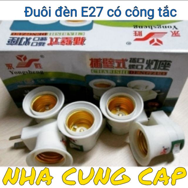 (GIÁ HỦY DIỆT) 10 ĐUÔI ĐÈN CÓ CÔNG TẮC