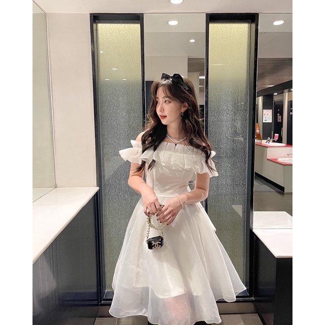 Váy 2 dây trễ vai little