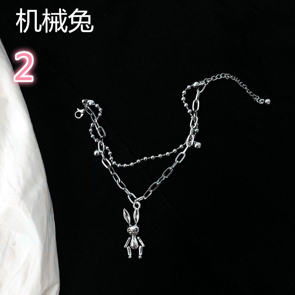 [Mã FAMAYFA giảm 10K đơn 50K] Vòng Tay Hai Lớp Mặt Hình Thỏ Nhà Du Hành Vũ Trụ Đơn Giản | BigBuy360 - bigbuy360.vn