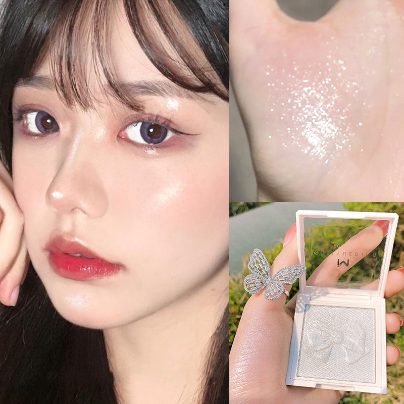 Phấn bắt sáng Moliyueding Highlighter màu Be - Trắng - Hồng - Hồng nhạt