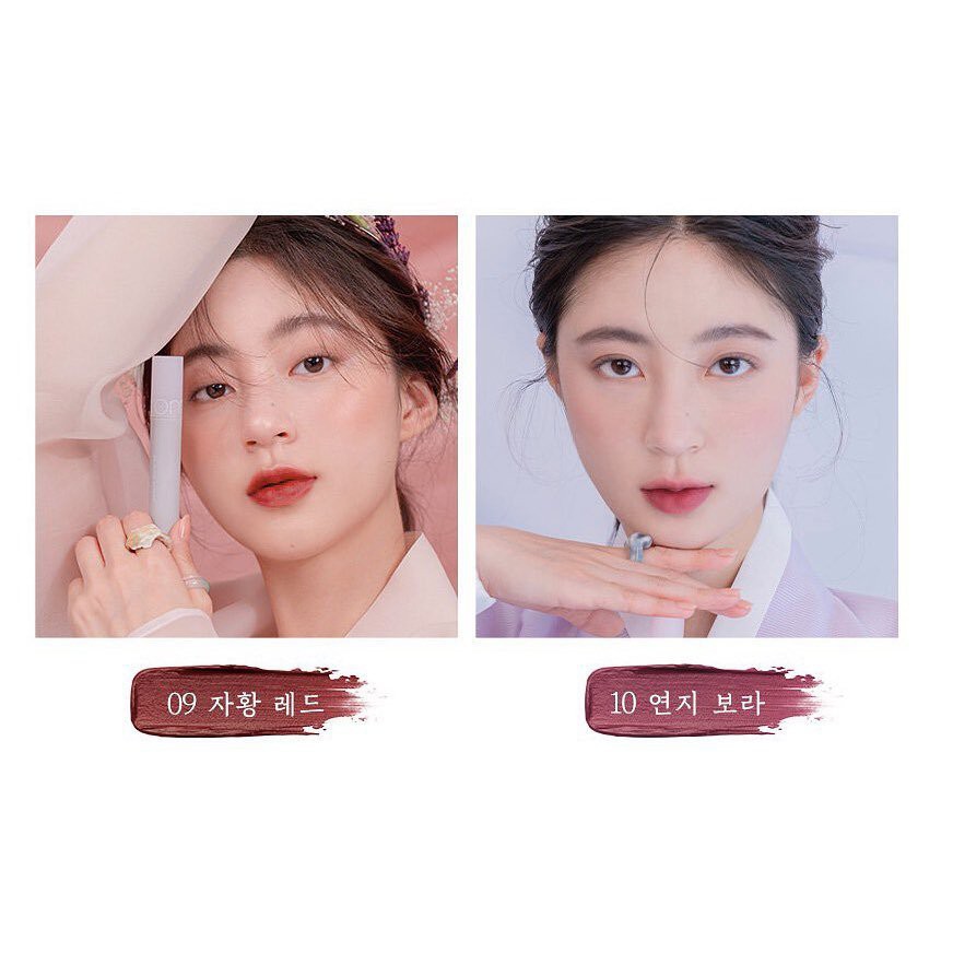 Son rom&nd be orginal hanbok SEE-THROUGH MATTE TINT có sẵn, mua buôn liên hệ