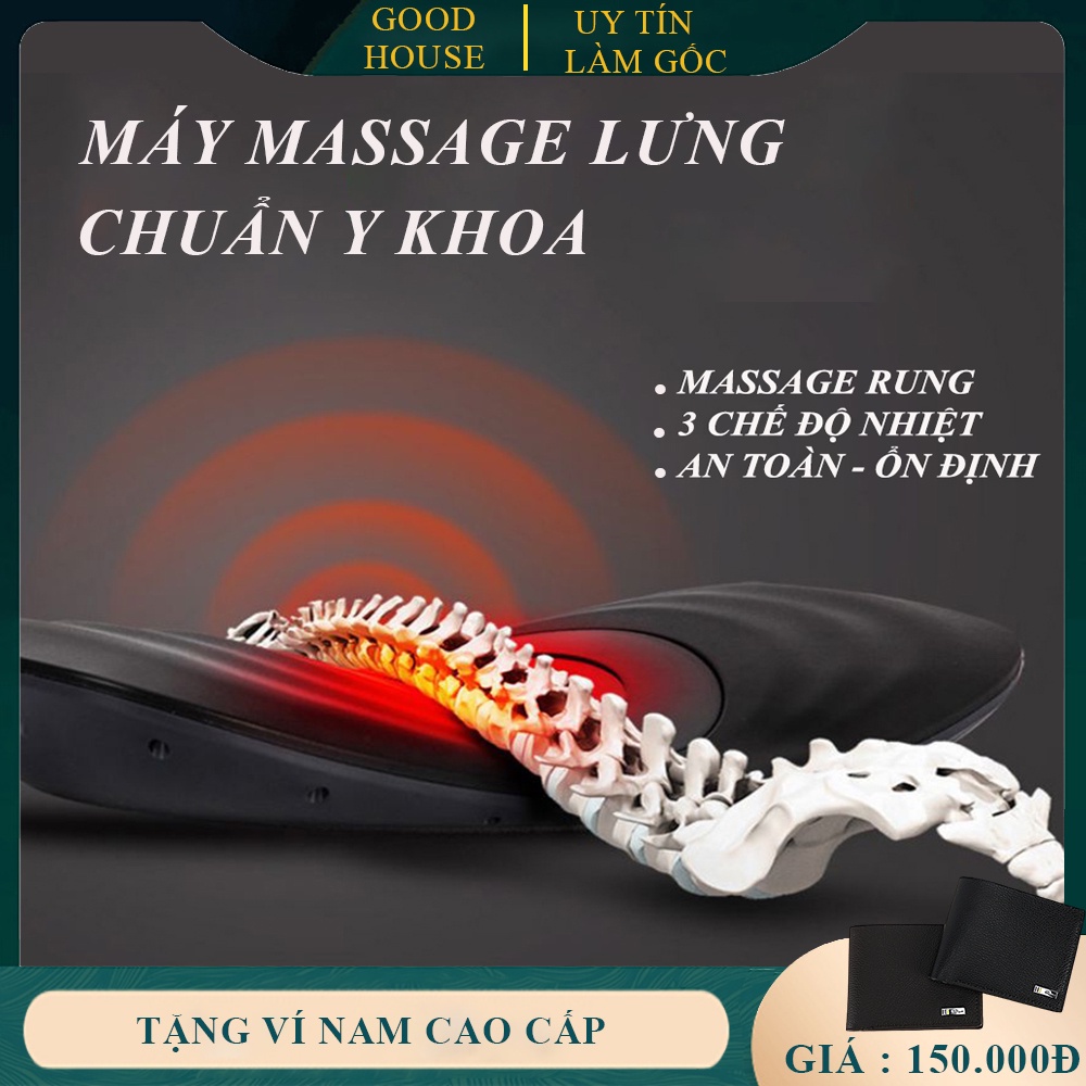 MÁY MASSAGE LƯNG TRỊ LIỆU CHUẨN Y KHOA - TRỢ THỦ ĐẮC LỰC ĐỂ BẢO VỆ CHÍNH SỮA KHỎE CỦA MỌI NGƯỜI - BẢO HÀNH 24 THÁNG