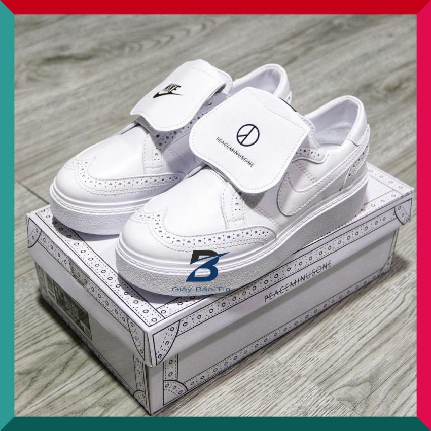 Giày KWONDO_1 X FEACEMINUSONE Bản Hoa Cúc Mẫu giày mới nhất đế cao tôn dáng dễ phối đồ full Box