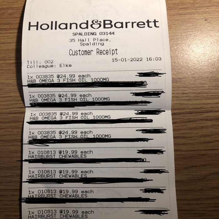 Viên dầu cá bổ sung Omega 3 Holland & Barrett 240 viên mẫu mới Anhquoc_store