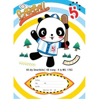 Vở Ô LY  SMART KIDS  48 trang 4ly 6 Sao Giấy Chống Lóa