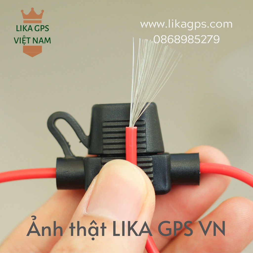 Hộp cầu chì xe máy, ô  cao cấp CHỐNG NƯỚC 100%, dây điện 18AWG chịu tải đến 16A, 600V