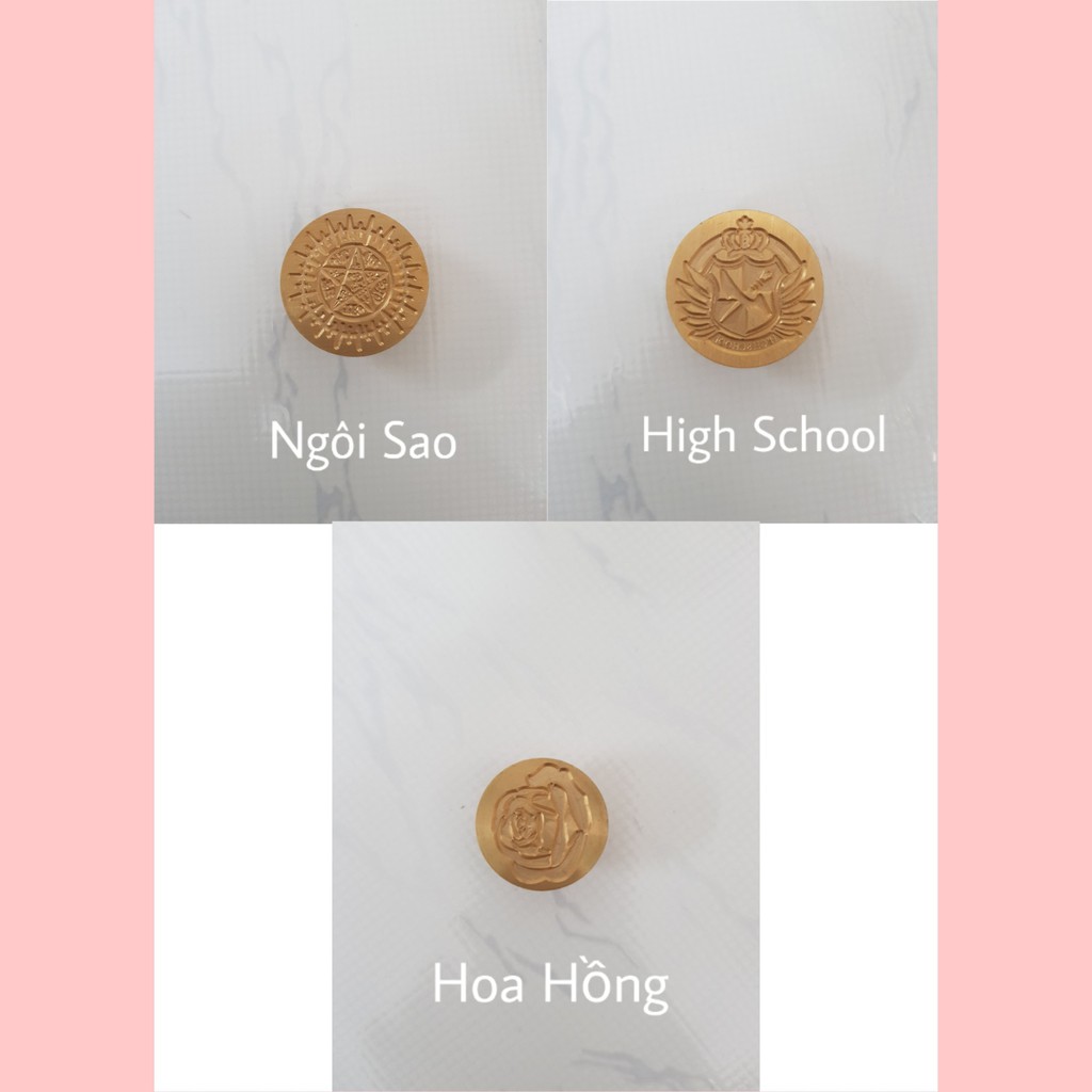 MẶT ĐỒNG CHỮ CÁI WAXING SEAL