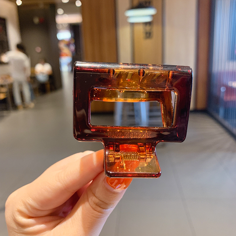 Kẹp Tóc Hình Vuông Nhỏ Phong Cách Retro Thời Trang Hàn Quốc