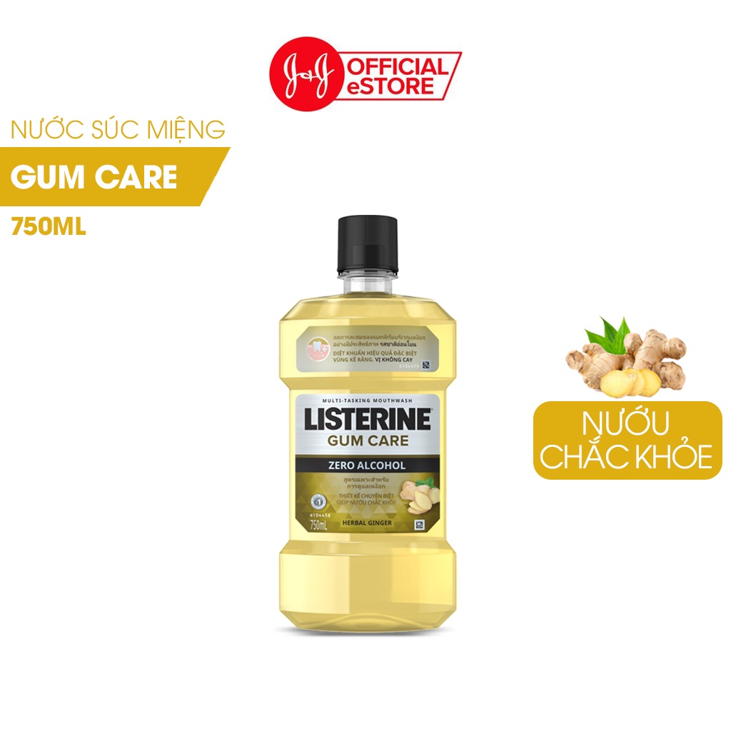 [HÀNG TẶNG KHÔNG BÁN] Nước Súc Miệng Listerine Gum Care Giúp Nướu Chắc Khỏe - Dung Tich 750ml