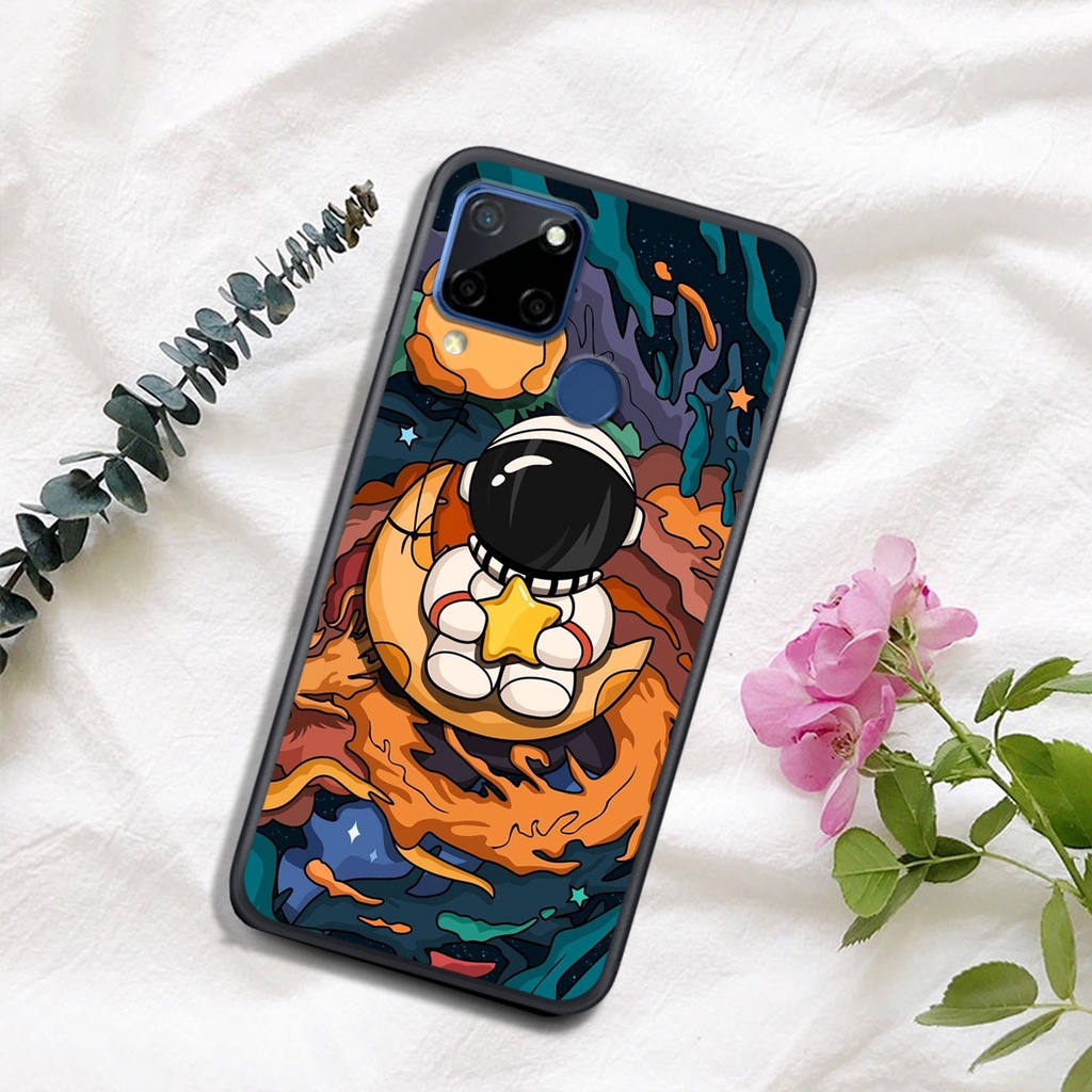 ỐP LƯNG OPPO REALME C12/C15/C11/C25/C21/C21Y/C11 2021  , IN HÌNH ASTRONAUT TIỂU ĐỘI PHI-HÀNH-GIA, MÀU SẮC CỰC BẮT MẮT