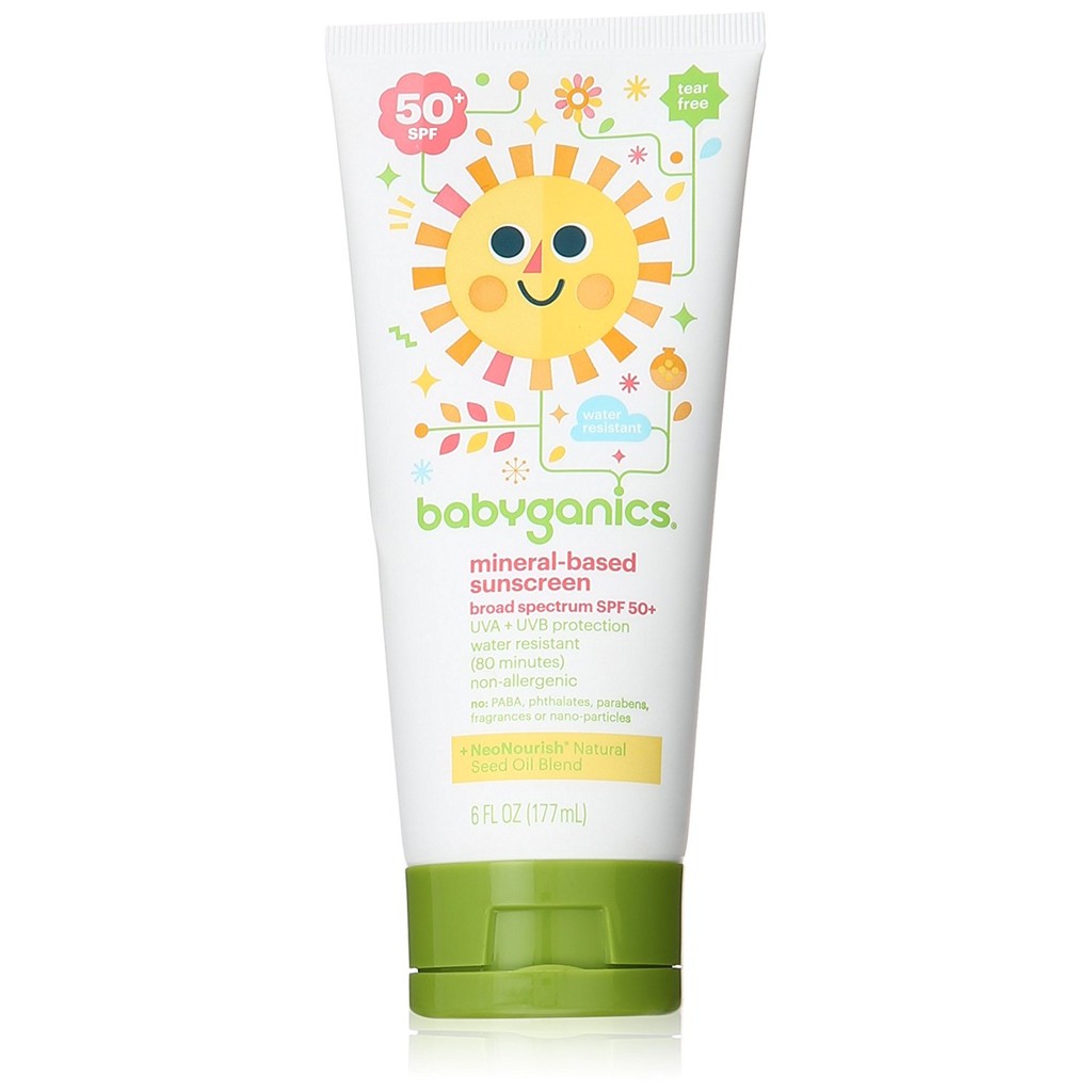 Kem chống nắng cho trẻ em Babyganics Mineral-Based Baby Sunscreen Lotion SPF 50 177ml (Mỹ)