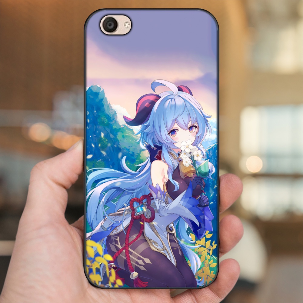 Ốp lưng Vivo V5, V5 Plus viền đen in hình Ganyu Genshin Impact