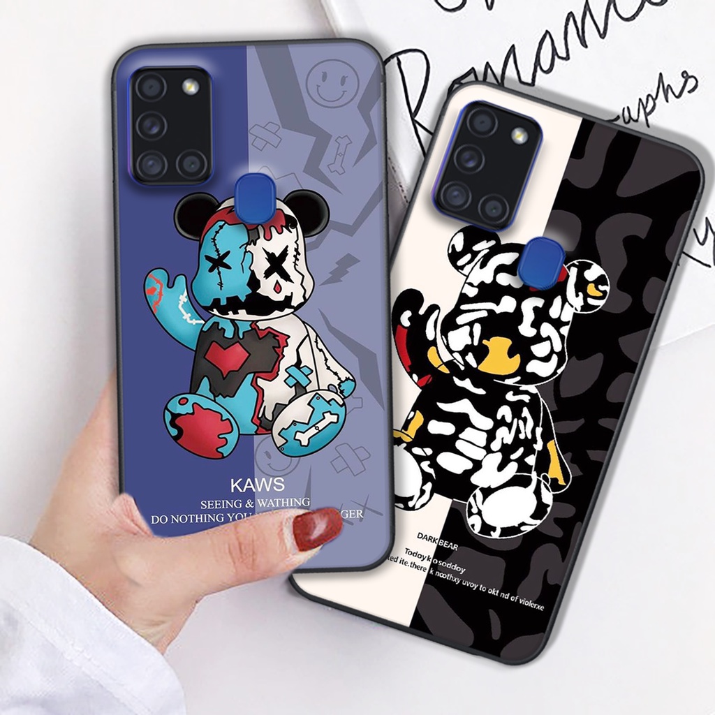 [FREESHIP] ỐP LƯNG SAMSUNG A21S-SAMSUNG M21-SAMSUNG M30S-SAMSUNG M31 IN HÌNH BEARBRICK CỰC HOT 2021