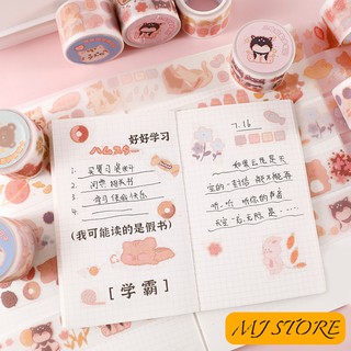 Băng keo cute litte animal - mjstore - washi tape
