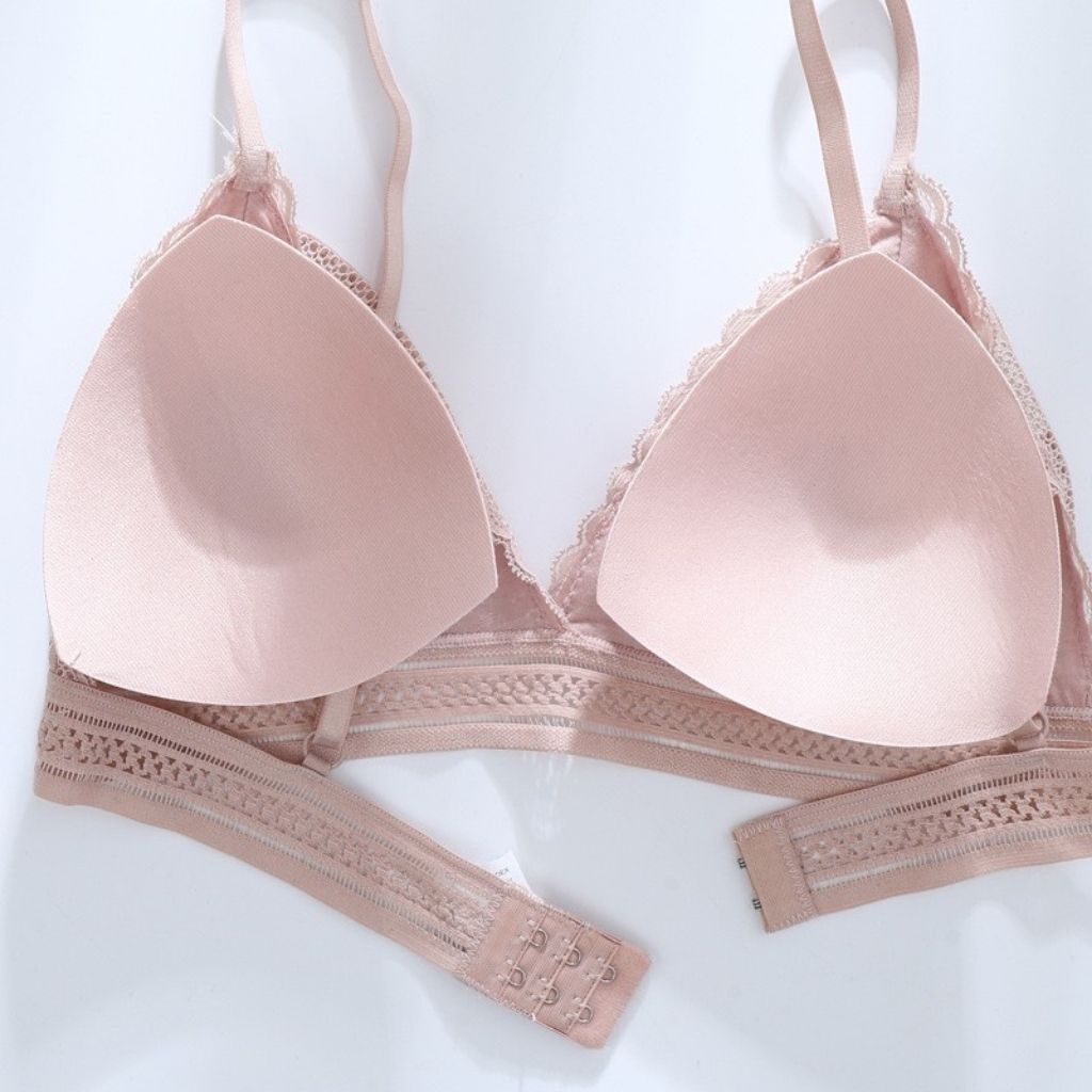 Áo bra nữ ren 2 dây sexy cao cấp không gọng quyến rũ DEVARI B7156
