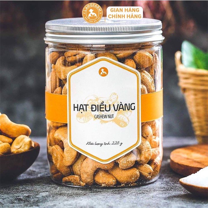 Hạt điều vàng L'angfarm Giòn, ngon, béo, hương vị vừa miệng