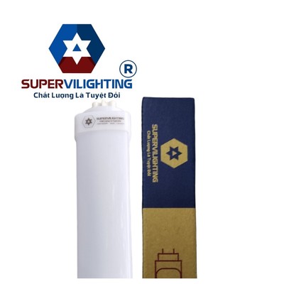 Tuýp T8  nhôm nhựa SuperVilighting T8NN-AST Công suất 20W-45W Ánh sáng trắng Bảo hành 24 tháng