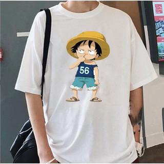 Áo thun Luffy mũ rơm 🚚 FREESHIP 🚚 Áo phông cotton tay ngắn hoạt hình One piece đảo hải tặc unisex nam nữ bận đều đẹp