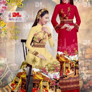 Vải áo dài tết