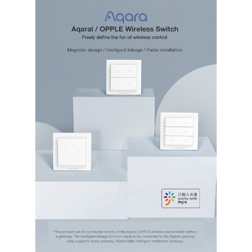 Công Tắc Thông Minh Zigbee 3.0 Cao Cấp Cho Youpin Aqara Opple