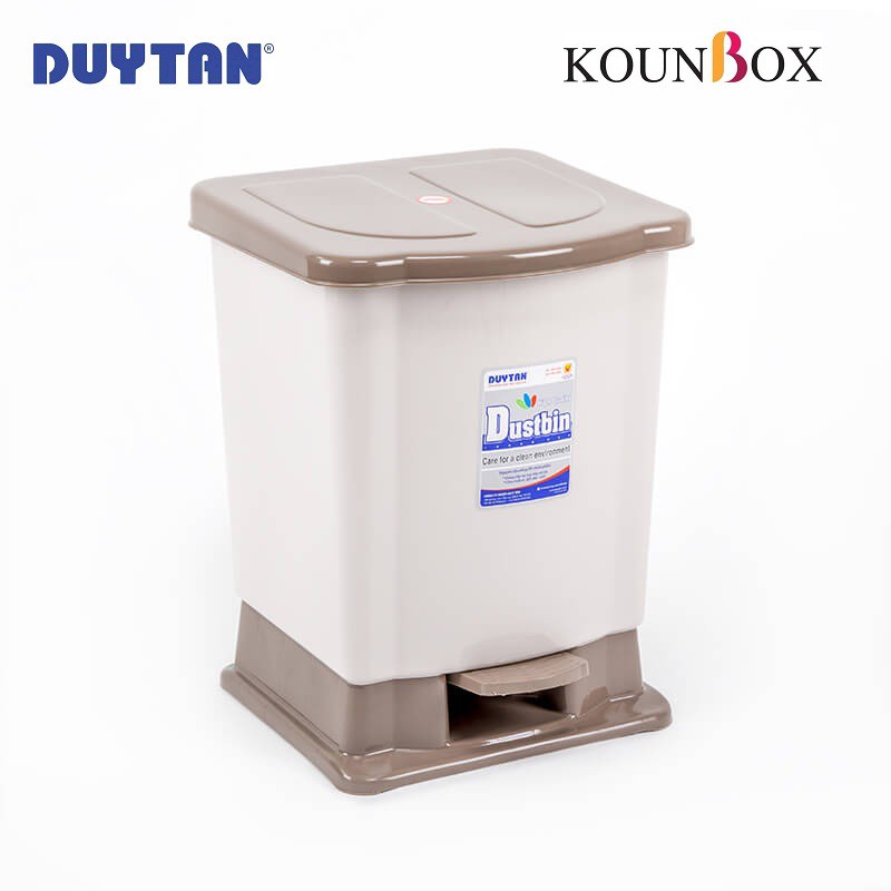 DUY TÂN Thùng Rác Đạp Lớn (34.5 x 34 x 44 cm) No.742. Giao Màu Ngẫu Nhiên