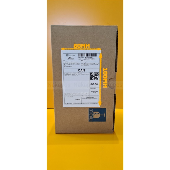Giấy in đơn shopee TMĐT 80x100 tự dán in nhiệt không cần mực
