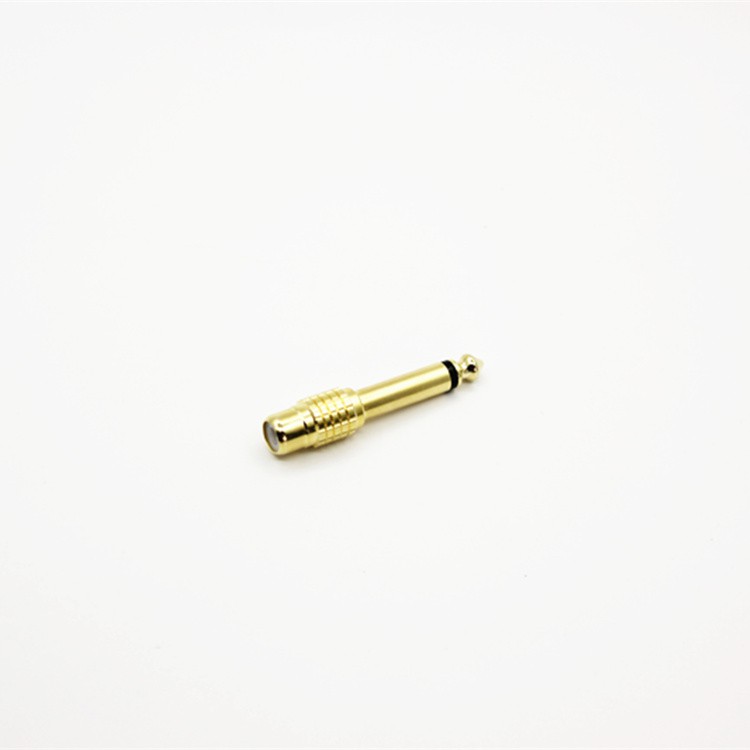Phích cắm chuyển đổi âm thanh RCA sang 6.35mm dài 1/4inch chuyên dụng