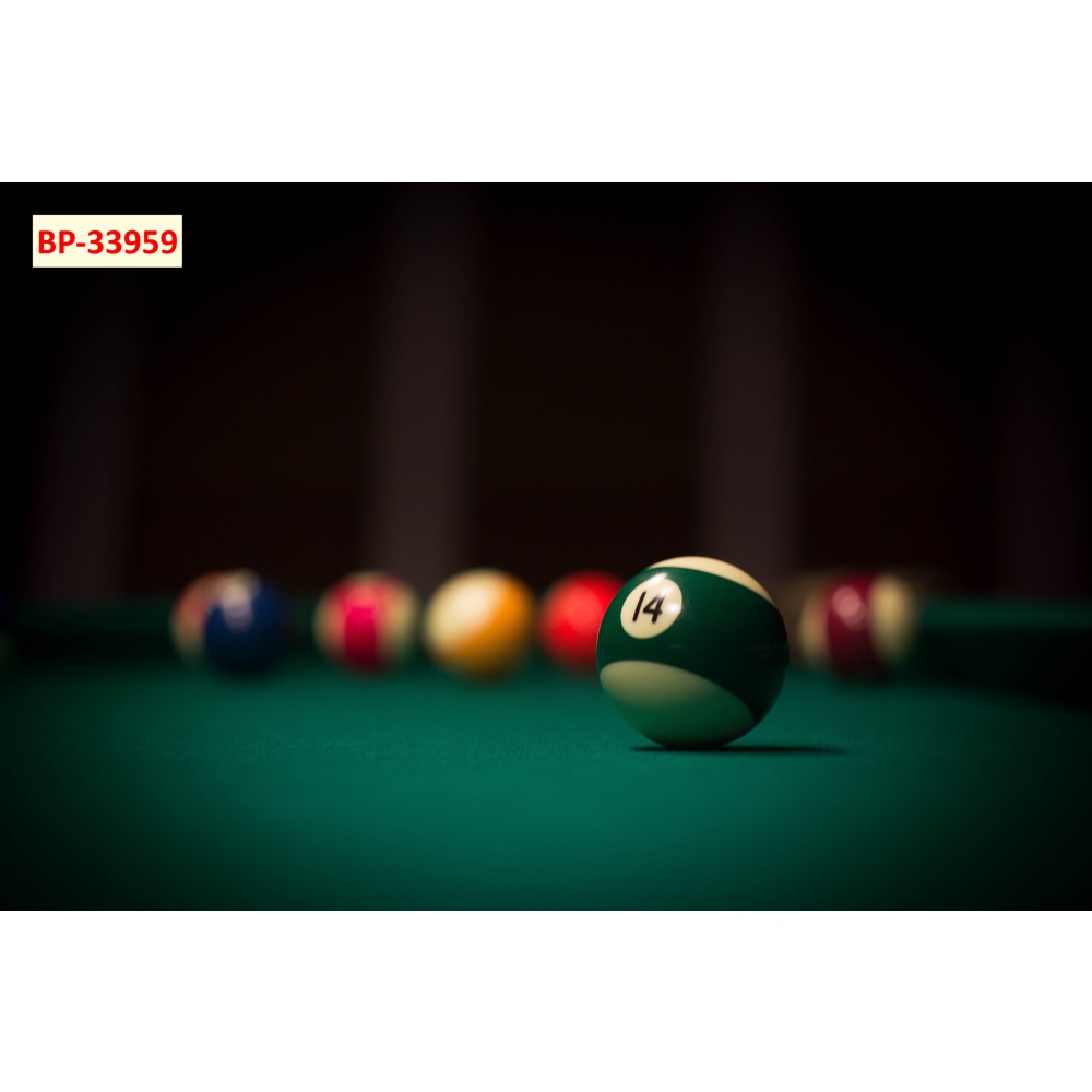 Tranh dán tường Club bida, Billiards, Bi-a Mẫu Hot Nhất